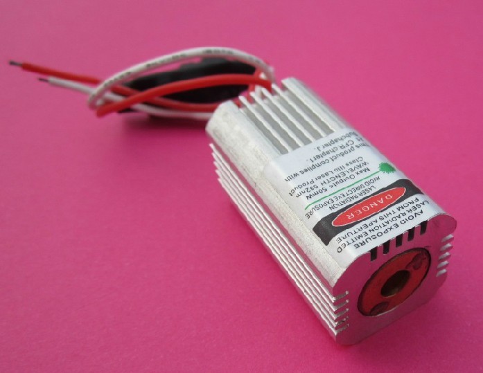 532nm 50mw 绿色激光 点状 12V - 点击图像关闭